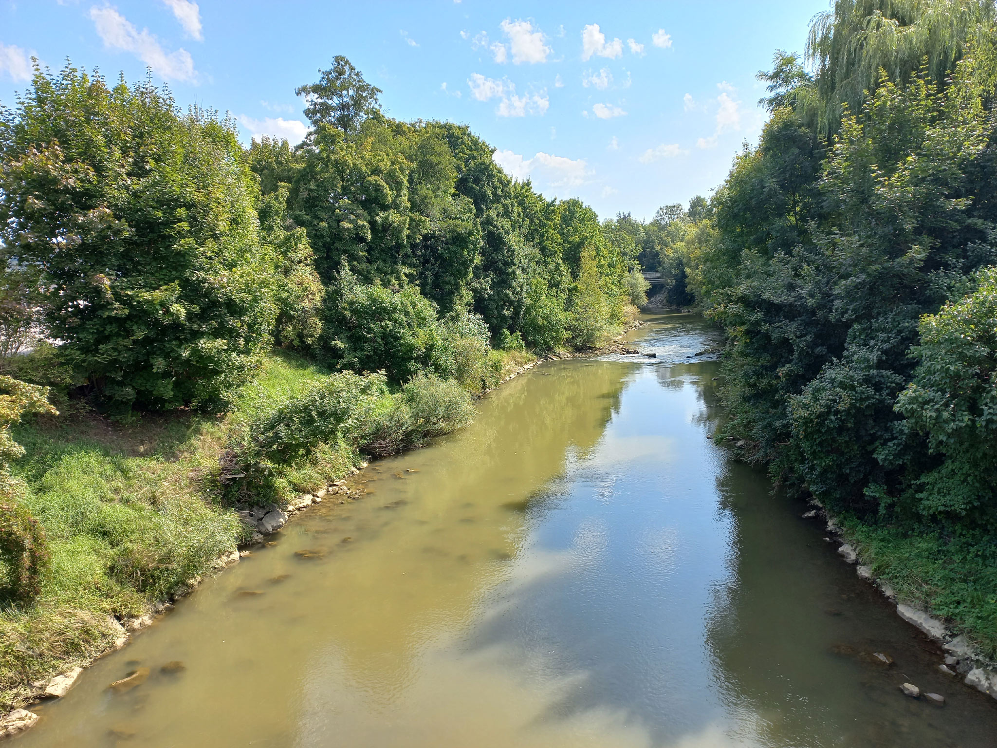 Feldbach Raab (river) near railway station